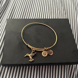 Alex and Ani Gold Hummingbird Bracelet